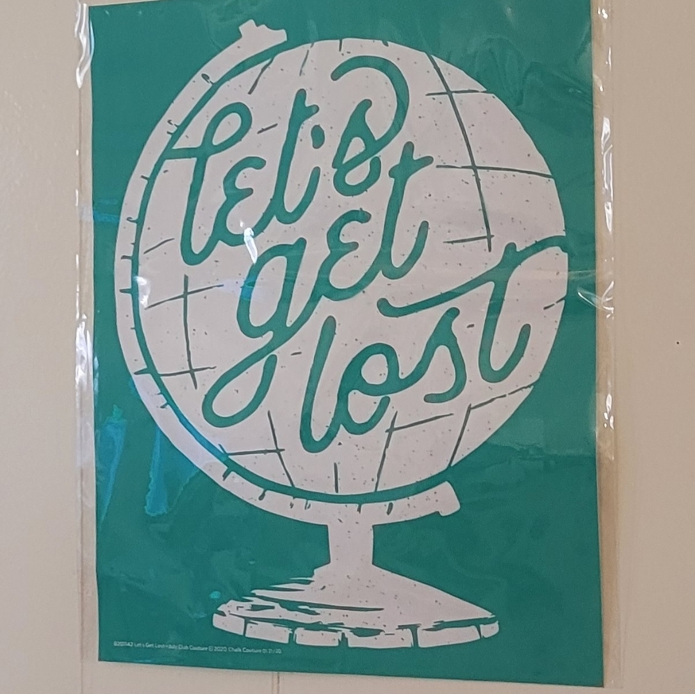 NEW July 2020 Club Couture Let's Get Lost Transfer
